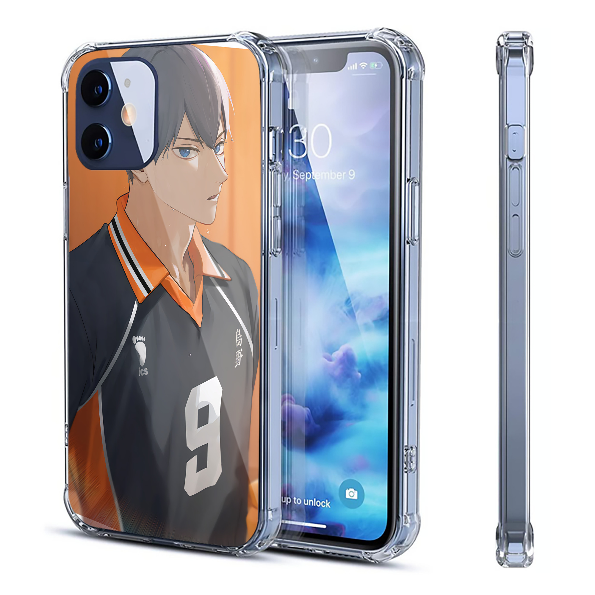 （画像用） ハイキュー!! Haikyu!! 【iPhone 12シリーズ対応】透明スマホケース（クリアソフトケース）